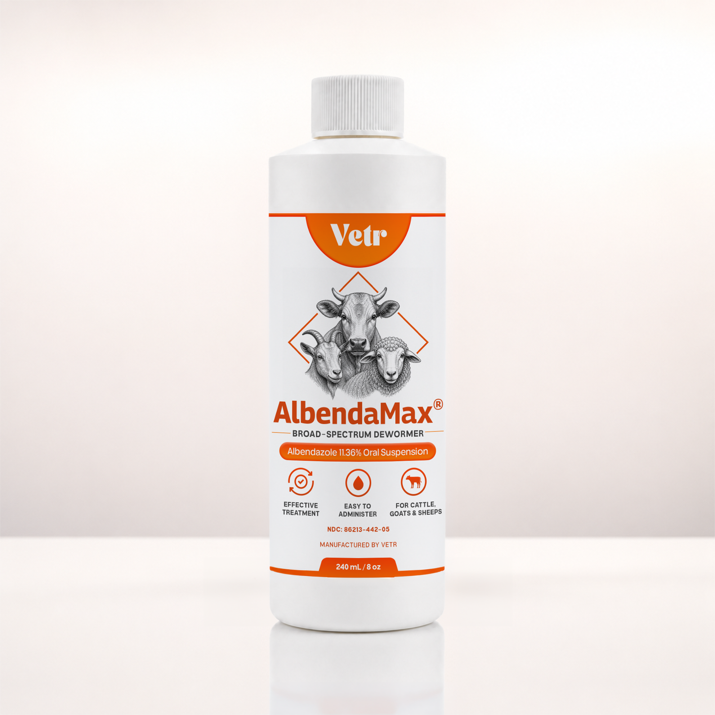AlbendaMax 11.36% Albendazole Oral Liquid for Horses, Cattle & Sheep