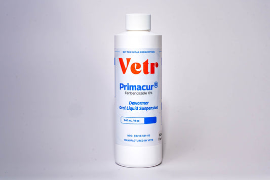 Primacur Dewormer – Fenbendazole 10% Oral Suspension