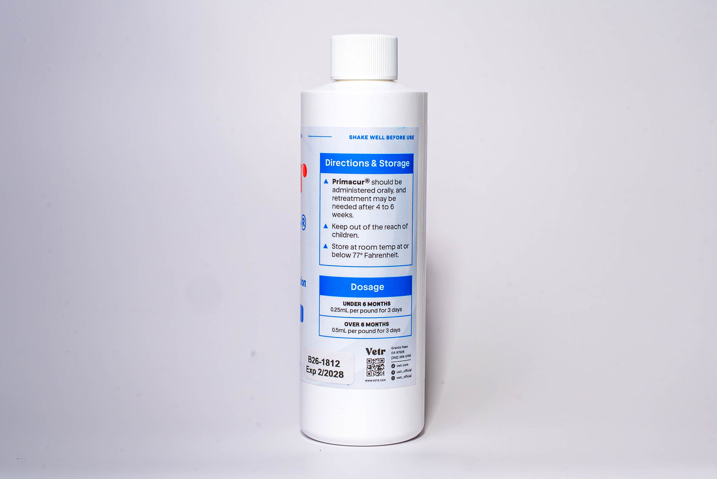 Primacur Dewormer – Fenbendazole 10% Oral Suspension