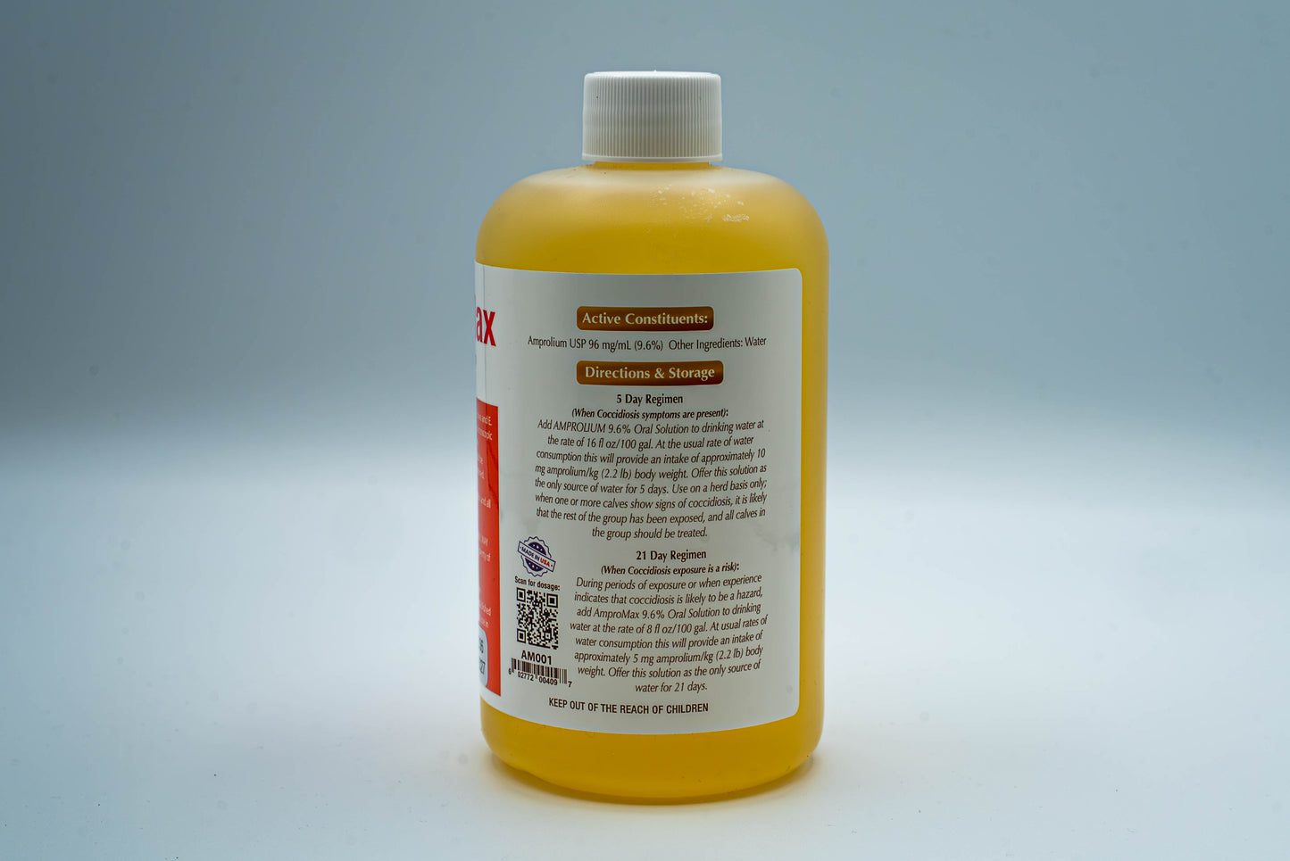 AmproMax Amprolium Solution for Bovine (Amprolium 9.6%)