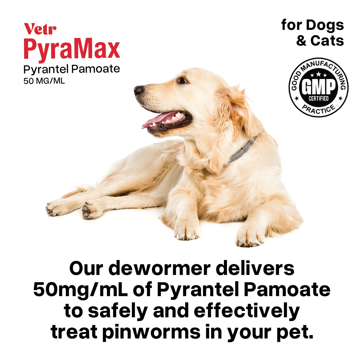 PyraMax, Pyrantel 5% Suspension for Pets – 500mL